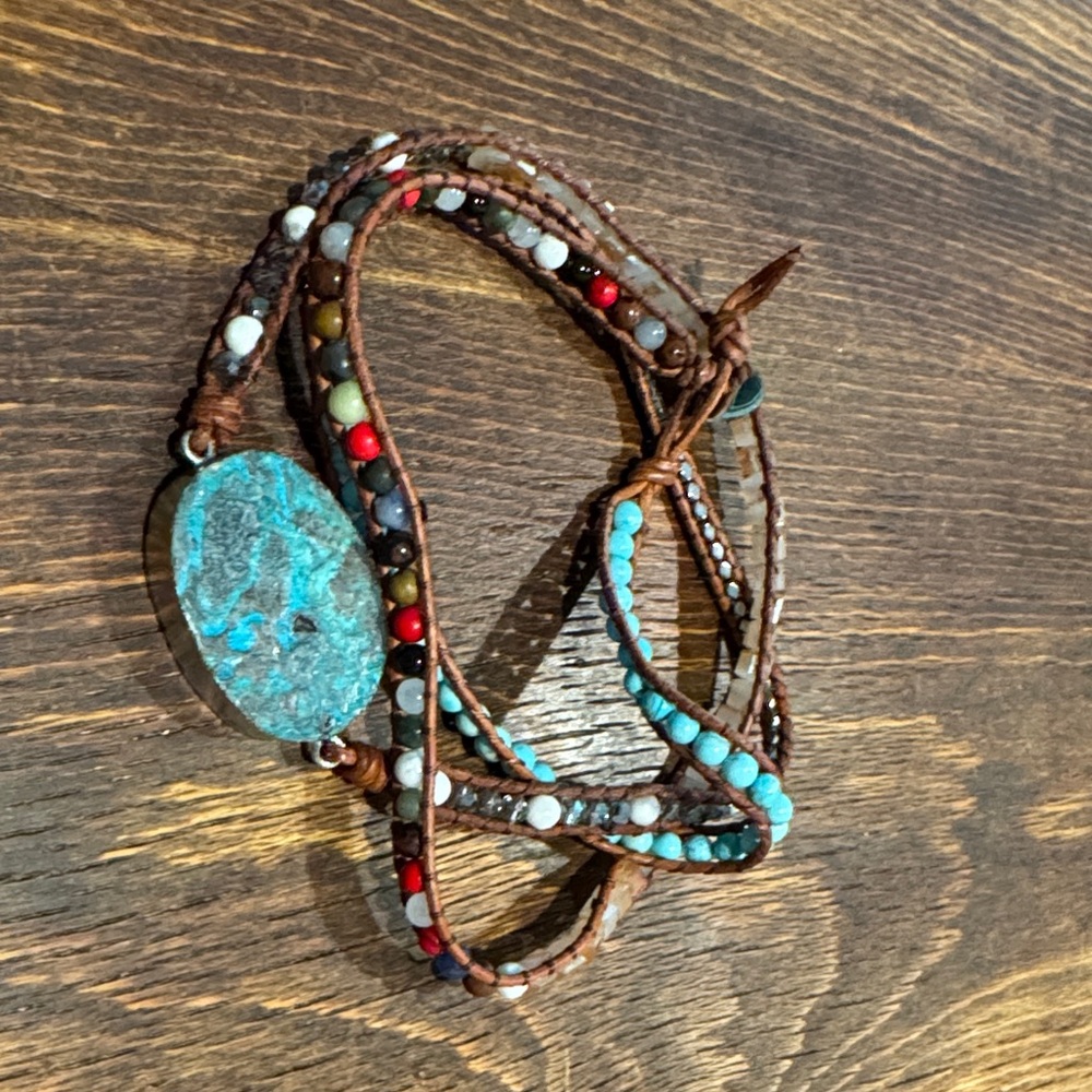 Bohemian Multi-Color Wrap Bracelet